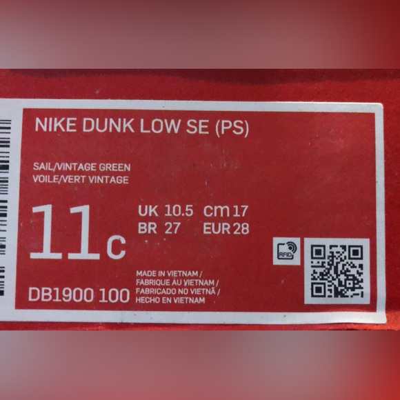 NIKE DUNK LOW SE (SAIL MULTI-CAMO)TD 11c - Picture 5 of 5